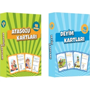 Safkan Kids Atasözü ve Deyim Kartları 2 Kutu Set