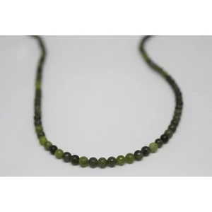 Yaşam Tohumu Yeşim Taşı Ela Quality Yarım Dizi 4mm (18CM Uzunluğundadır)