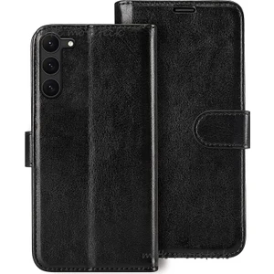 M.TK Moveteck Samsung Galaxy S23 Cüzdan Kılıf Kamera Korumalı Kapaklı Standlı Kartvizit Bölmeli Deri Dokulu Ön Arka Korumalı Kapak