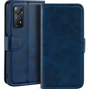 M.TK Moveteck Xiaomi Redmi Note 11PRO 5g Uyumlu Kılıf Tam Kaplar Deri Dokulu Kapaklı Cüzdan Standlı