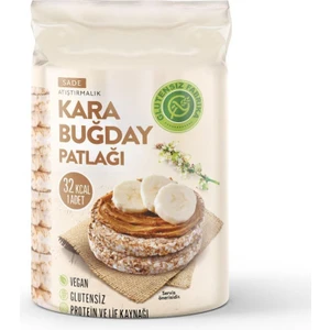 Glutensiz Fabrika Karabuğday Patlağı Sade 100 Gram