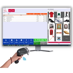 Barkodlu Satış Sistemi Stok Programı+Kablosuz Barkod Okuyucu