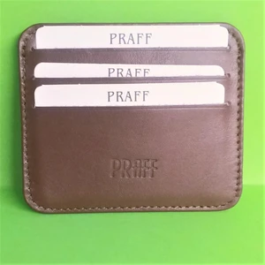 Bags Shoes Praff 180222 Hakiki Deri Unisex Mini Kartlık
