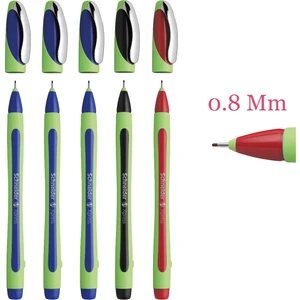 Xpress 0,8 mm Fiber Uçlu Kalem 3 Mavi 1 Siyah  1 Kırmızı