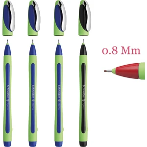 Xpress 0,8 mm Fiber Uçlu Kalem 3 Mavi 1 Siyah