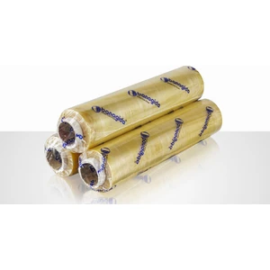 30 cm x 300 mt 8 Micron gıda streci Streç şeffas/sarı Film (1ADET)