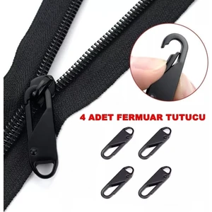 Fermuar Çekmeli Yedek Fermuar Çektirme Sürgüleri Çektirme Valizler Sırt Çantaları Bavul 4 Adet