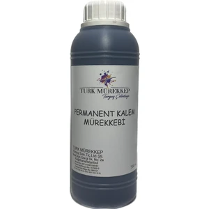 Turk Mürekkep Permanent Kalem Mürekkebi Siyah 500 Ml.