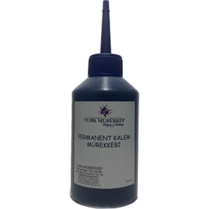 Turk Mürekkep Permanent Kalem Mürekkebi Siyah 100 Ml.