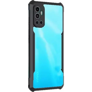 Infinix Hot 12 ile Uyumlu Airbag Serisi Darbeye Dayanıklı Köşe Korumalı Tpu Kılıf - AL3370