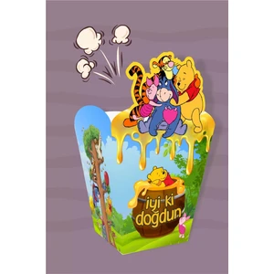 Neşeli Günlerim Winnie The Pooh Temalı Popcorn Kutusu (Mısır) 8'li