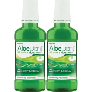 AloeDent Alkolsüz ve Florürsüz Ağız Kokusu Önleyici Ağız Bakım Suyu - 250 ml x 2 Adet