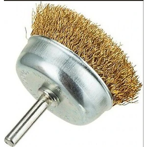 Matkap Uçlu Pimli Saçaklı Tel Fırça