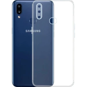 Samsung Galaxy A10S Kamera Korumalı Şeffaf Yumuşak Silikon Kılıf