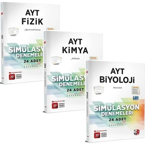 3D Yayınları 2023 AYT Simülasyon Fizik - Kimya - Biyoloji Denemeleri