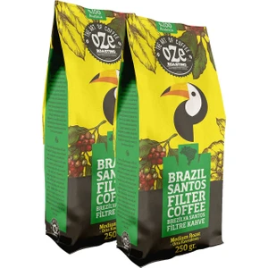 Brazil Santos Filtre Kahve 2'li 250G