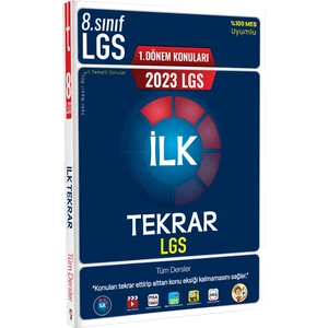 Tonguç Akademi 2023 LGS 1. Dönem Ilk Tekrar