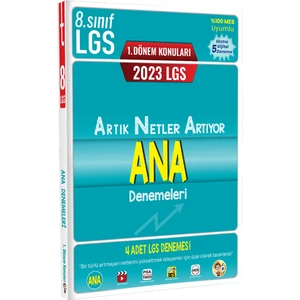 Tonguç Akademi 2023 LGS 1. Dönem Ana Denemeleri