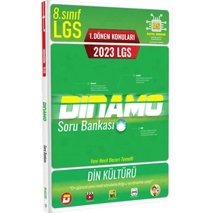 Tonguç Akademi Tonguç 2023 LGS 1. Dönem Din Kültürü Dinamo Soru Bankası