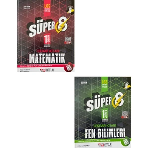 Nitelik Yayınları LGS 8. Sınıf 1. Dönem Matematik ve Fen Bilimleri Tekrar Kitaplar Seti