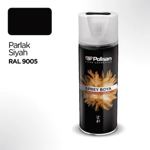 Akrilik Parlak Siyah Sprey Boya 400 ml - RAL 9005