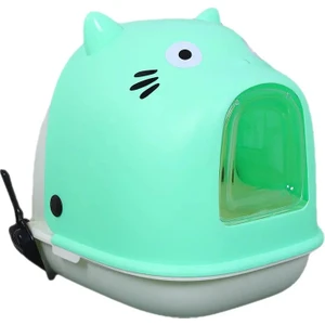 Dimute Shop Büyük Katlanabilir Sıçramaya Dayanıklı Kedi Kumu (Yurt Dışından)