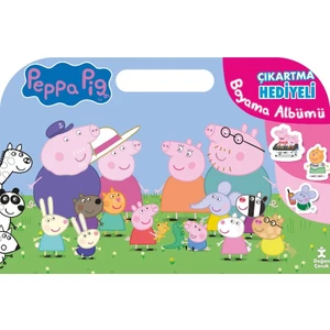 Peppa Pig Çıkartma Hediyeli Boyama Albümü