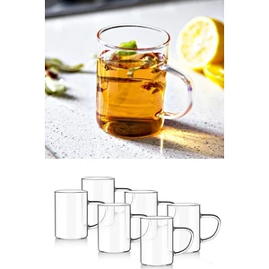 Termisil Isıya Dayanıklı Borosilikat Cam Bardak-Saplı Bardak 6ADT