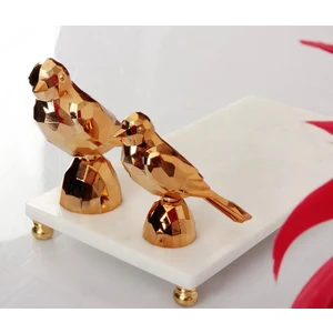 2'li Kuş Biblo Süs Polyester Döküm