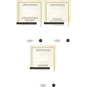 Atinalıların Devleti - Poetika Şiir Sanatı Üzerine - Retorik - Aristoteles - 3 Kitap Set