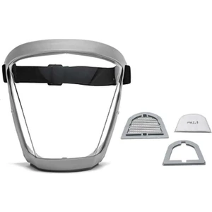 Tek Parça Koruyucu Maske Tam Yüz Toz Geçirmez Bisiklet Buğu Önleyici Gözlük Hd Maske (Yurt Dışından)