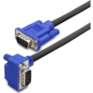 5 Metre 90 Derece VGA Kablo L VGA Kablo