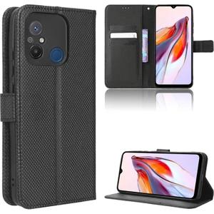 Shin-Wo Deri Cüzdan Telefon Kılıfı Için Xiaomi Redmi 12C (Yurt Dışından)