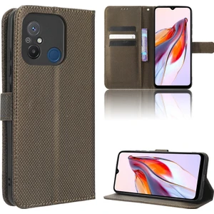 Shin-Wo Deri Cüzdan Telefon Kılıfı Için Xiaomi Redmi 12C (Yurt Dışından)