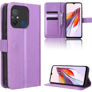 Shin-Wo Deri Cüzdan Telefon Kılıfı Için Xiaomi Redmi 12C (Yurt Dışından)