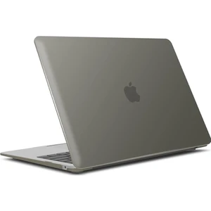 Apple MacBook Air 13.3" M1 A2337 2021 Kılıf Mat Ön Arka Kapak Gri