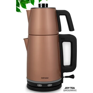 Joy Tea Rose Gold 2200 Watt Paslanmaz Çelik Çay Makinesi ve Su Isıtıcısı