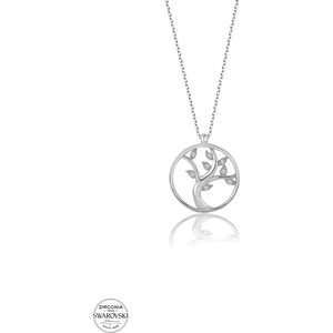 Twem Silver Swarovski Taşlı Hayat Ağacı Kadın Gümüş Kolye