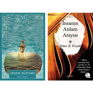 İrade Eğitimi - Jules Payot - - Insanın Anlam Arayışı (2 Kitap Set)