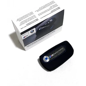 İdeal Aksesuar Bmw F10 F20 F30 Alacantra M Performance Anahtar Kılıfı Anahtarlık Car Keychain Bmw Mavi Model