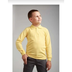 Fires Giyim Çocuk Uzun Kollu Polo Yaka T-Shirt