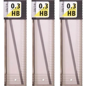 0.3 Kalem Ucu Hb 60 mm 3 Paket 0,3 Min Kalem Uç Teknik Kalem Yedeği Mono Tombow Hb 60 mm 3 Paket