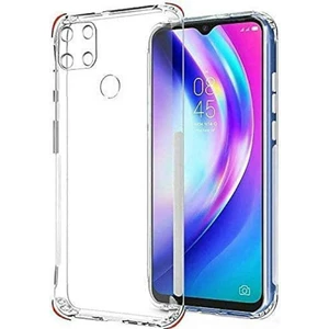 Caseworld Oppo A15 Uyumlu Kapak Kamera Korumalı Şeffaf Airbag Antishock Köşe Korumalı Silikon Kılıf