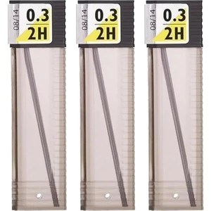 0.3 Kalem Ucu 2h 60 mm 3 Paket 0,3 Min Kalem Uç Teknik Kalem Yedeği Mono Tombow 2h 60 mm 3 Paket