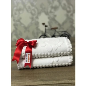 Banyo Ayak Havlusu 2'li (Beyaz)