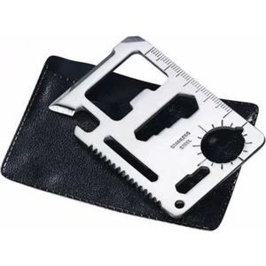 Pratik Çelik Acil Durum Kartı Survival Kit (11 In 1)