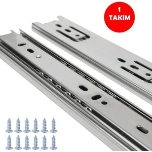 Kulvar AVM 36 Mm Çekmece Rayları Çekmece Kızağı