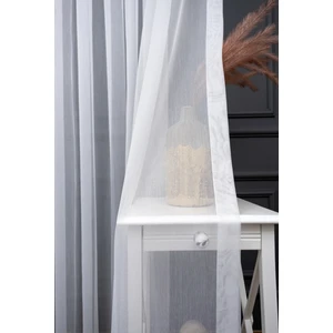 Evdepo Home Taç Bambu Ekru 1/3 Sık Pile Tül Perde Tek Kanat - Ekru 100 x 200 cm