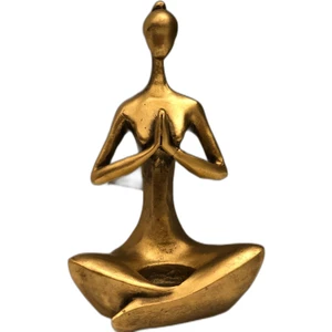 Yoga Kadın Mumluk Biblo