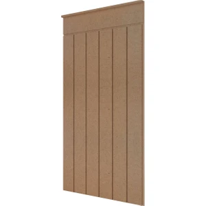 Dekoratif Duvar Paneli, Boyanabilir Ahşap 10 mm Ham Mdf Duvar Paneli